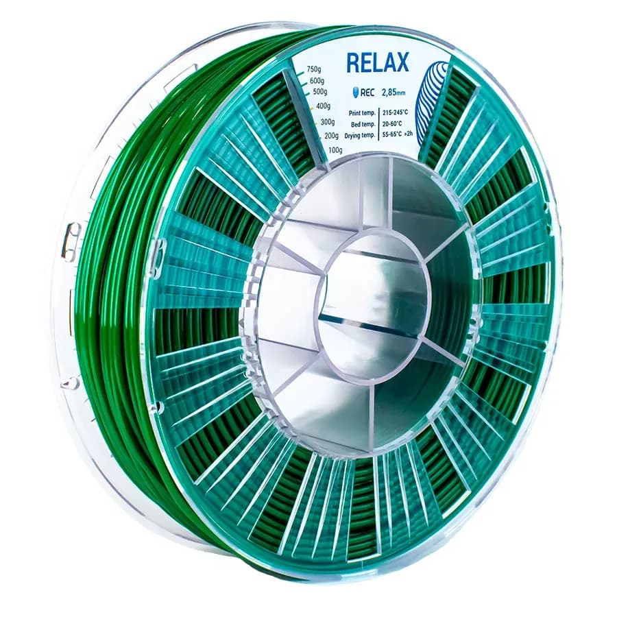 REC RELAX пластик REC 2.85мм зеленый 0.75кг