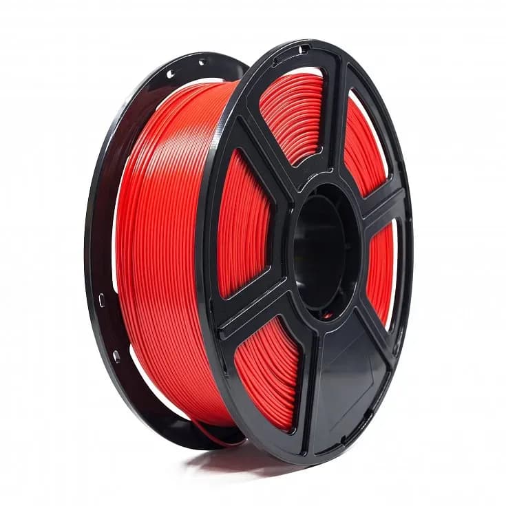 Катушка пластика PLA+ Tiger3D 1.75 мм 1 кг, красная