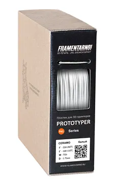 Пластик Filamentarno! PRO CERAMO Белый, 750 г
