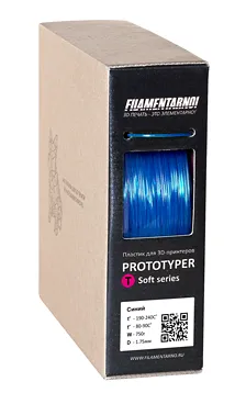 Пластик Filamentarno! Prototyper T-SOFT Синий, 750 г
