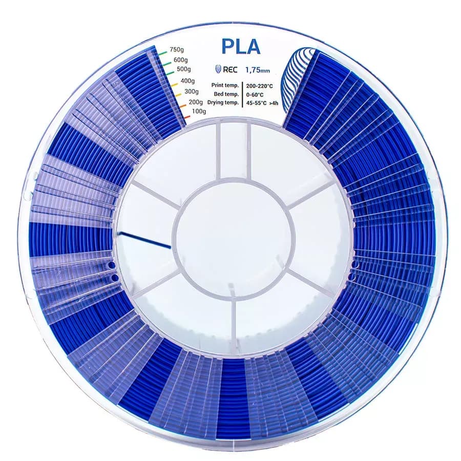 REC PLA пластик 1,75 Синий 0.75 кг