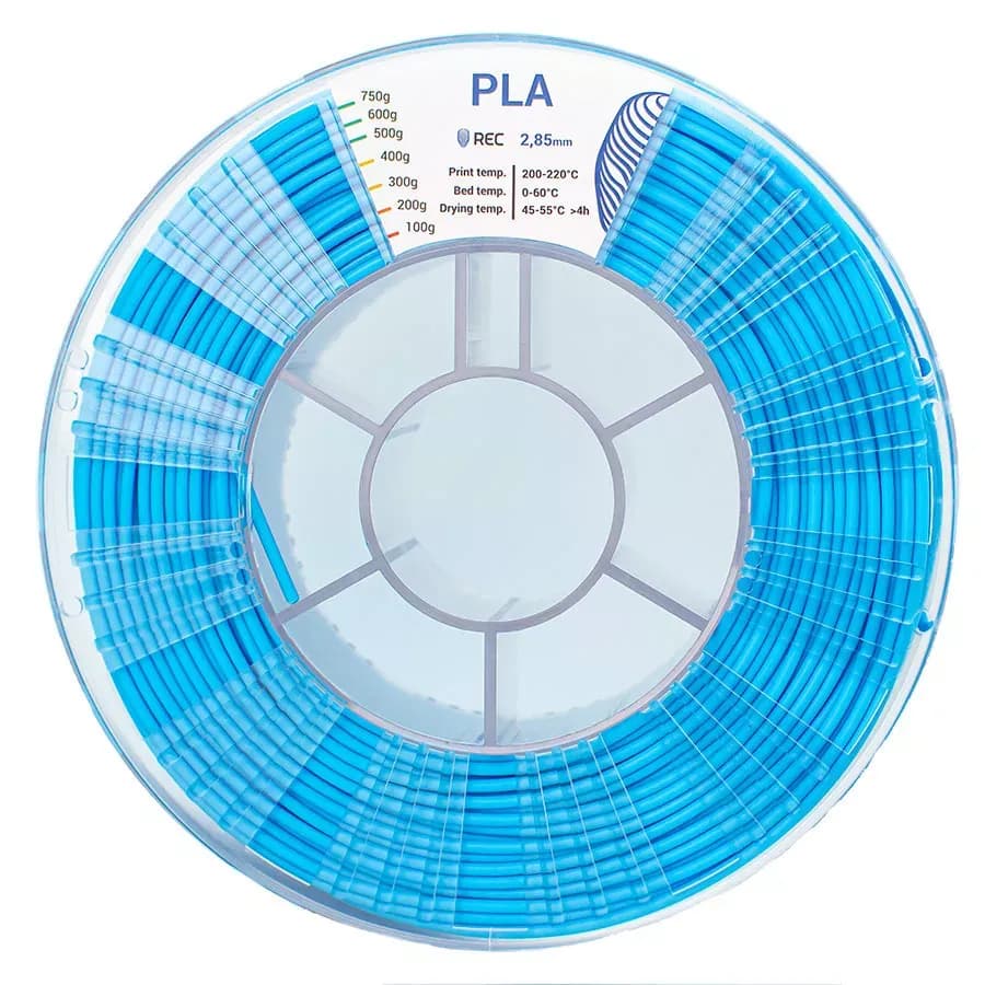 REC PLA пластик 2,85 Голубой 0.75 кг